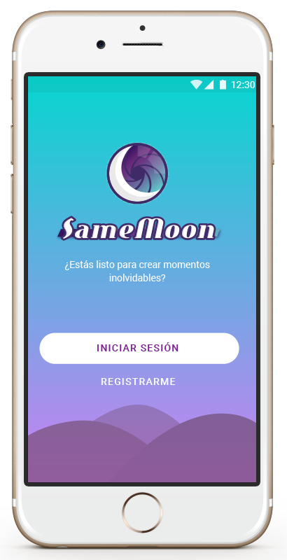 SameMoon Bienvenida App
